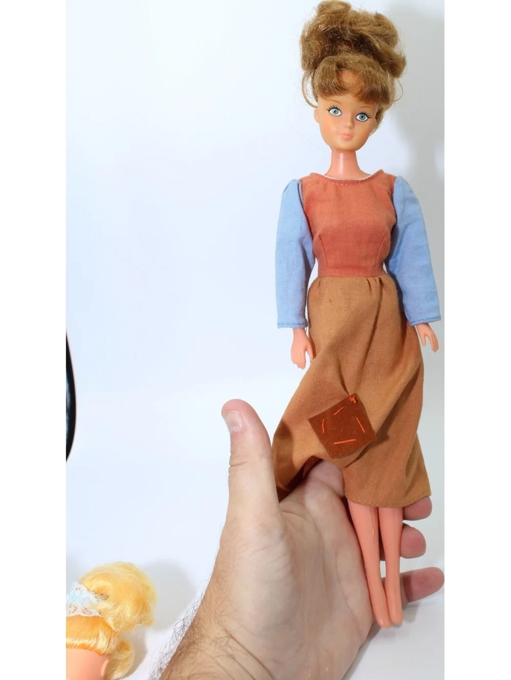 Vintage Disney Bikin Fairy God Mother & 3 Cinderella Dolls Set of 4